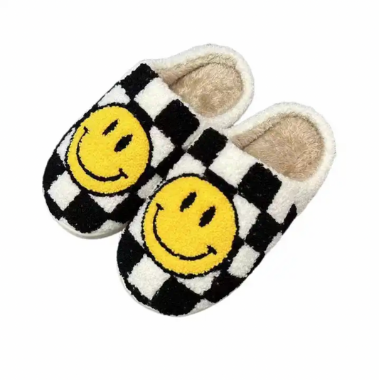 SMILEY SLIPPER CHECKS